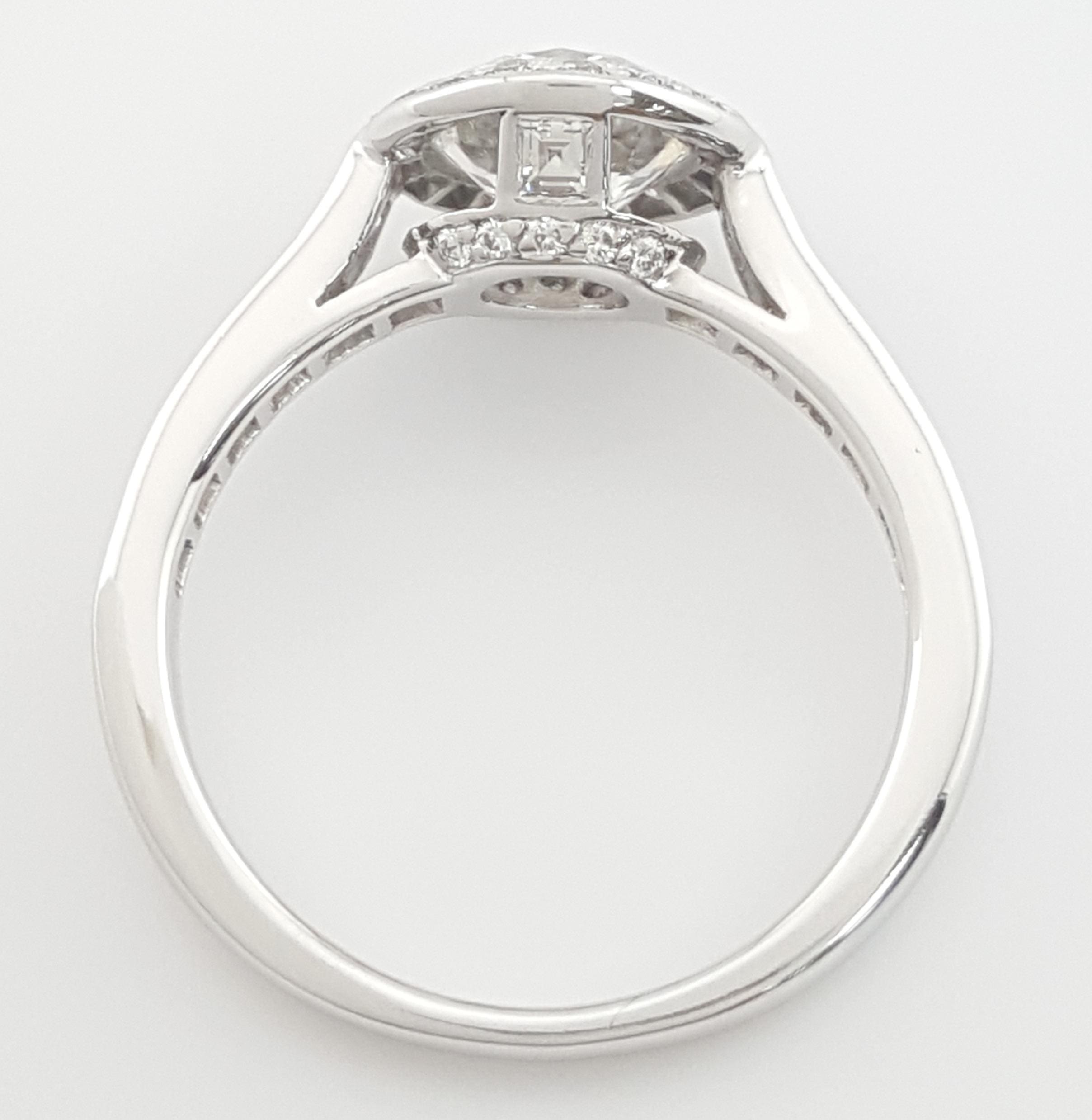 Tiffany & Co Embrace Round Diamond Halo Engagement Ring 1.68 ct Retail $24,500