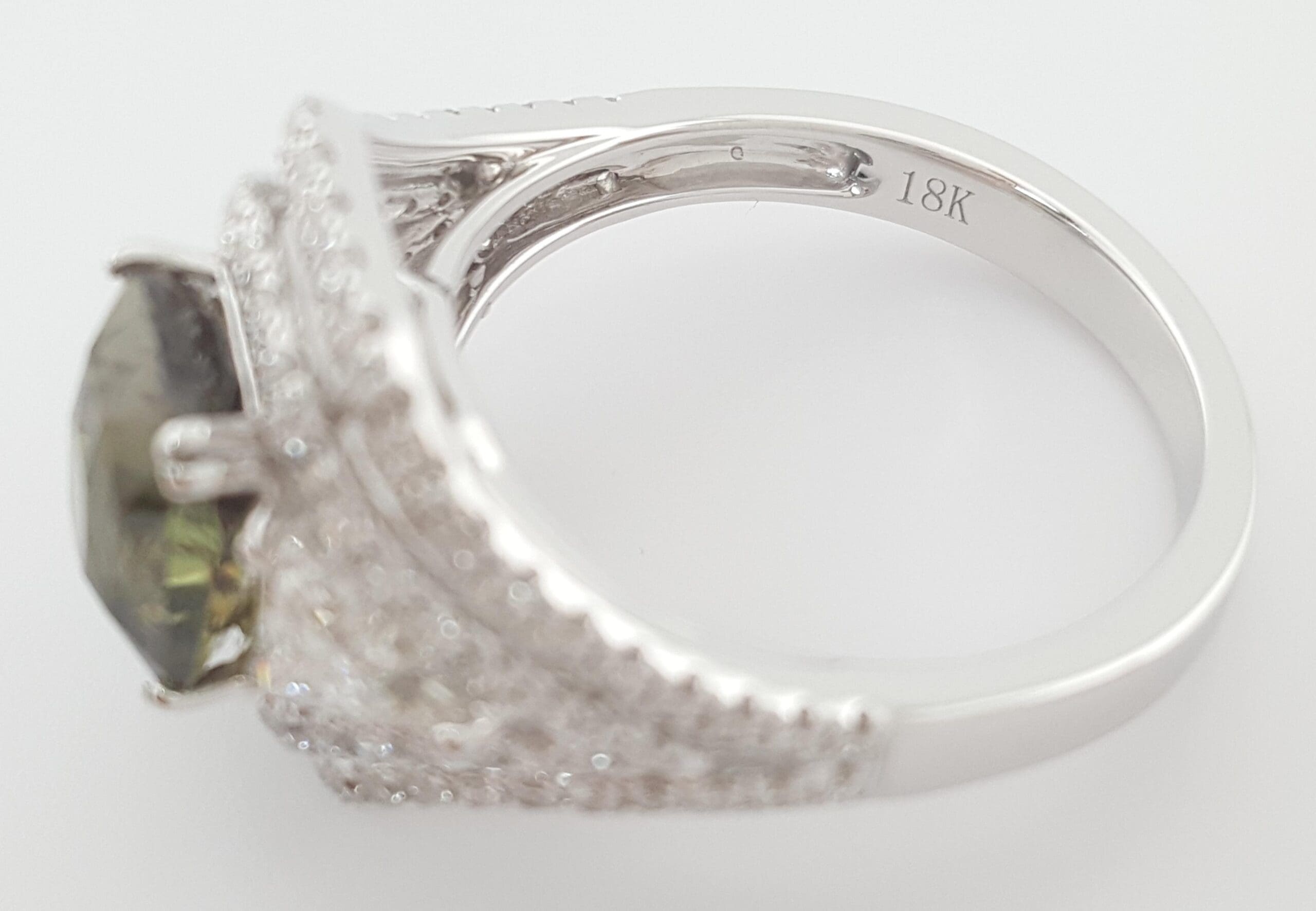 Alexandrite & Diamond 4.69 ct 18k White Gold Ring GIA Retail $48,000