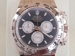 Rolex Daytona 126505 Black Sundust Dial 18k Rose Gold 214 Grams Complete w/ Card