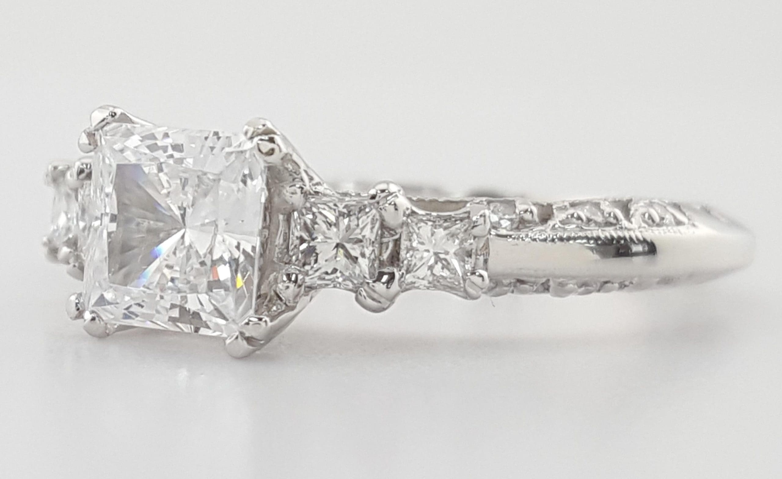 Tacori Diamond 67202A Semi-Mount Engagement Ring 0.35 ct Platinum Retail $4,840