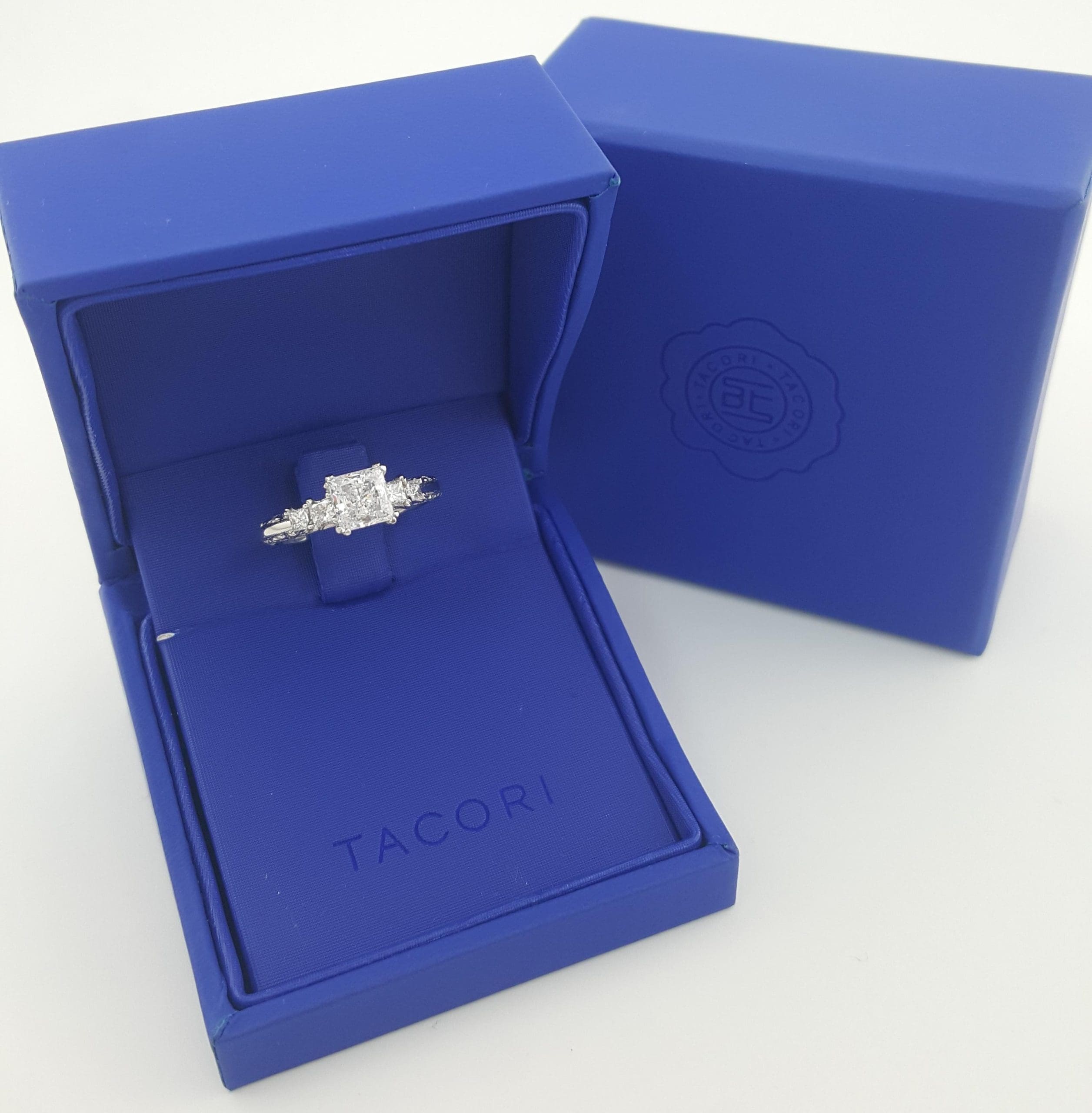 Tacori Diamond 67202A Semi-Mount Engagement Ring 0.35 ct Platinum Retail $4,840