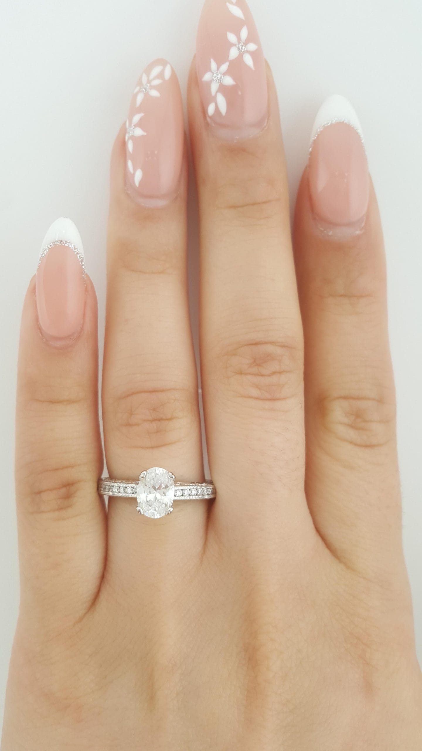Tacori Diamond Semi-Mount Engagement Ring 0.72 ct Platinum Retail $6,540