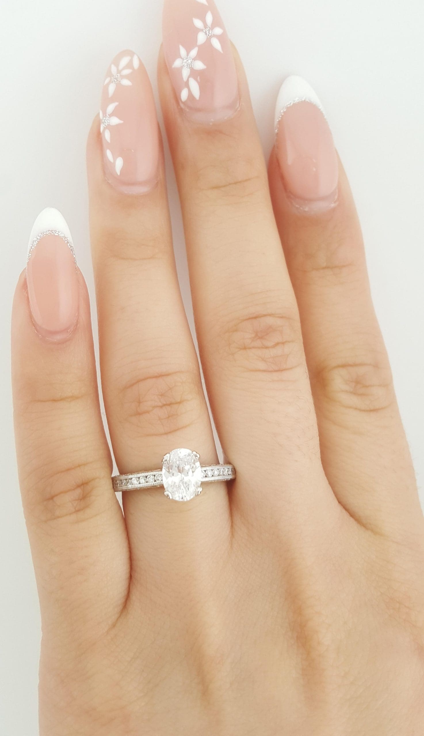 Tacori Diamond Semi-Mount Engagement Ring 0.72 ct Platinum Retail $6,540