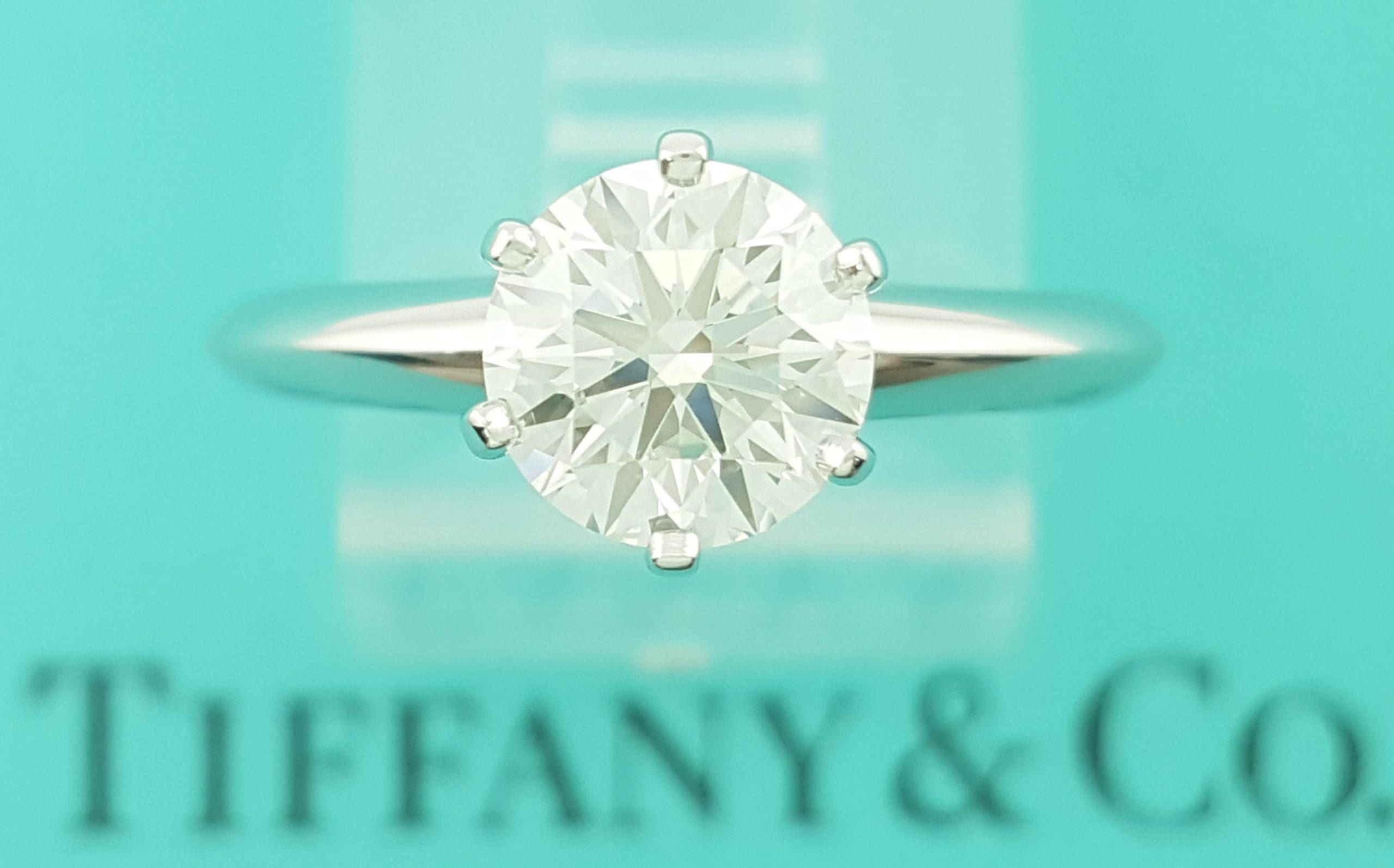 Tiffany & Co Round Diamond Solitaire Platinum Engagement Ring 1.21 ct Rtl $22.6K