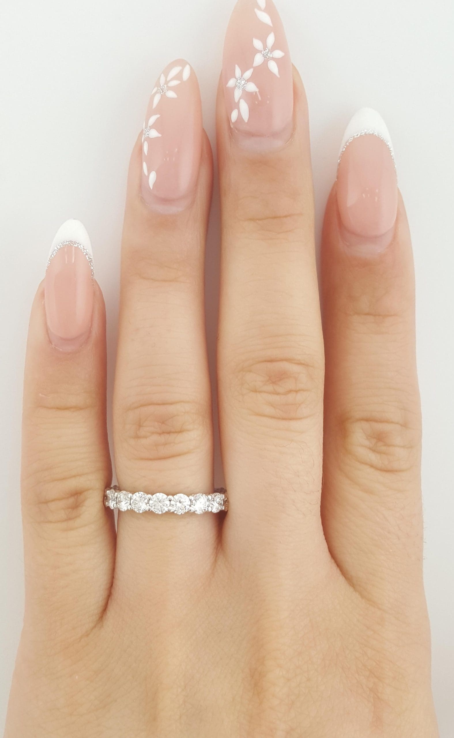 Round Diamond Full Circle Eternity Wedding Band Ring 2 ct 3 mm Platinum Rtl $6K