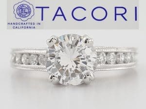 Tacori Semi-Mount Diamond 67201 Engagement Ring 0.33 ct Plat & 18k Gold $5,360