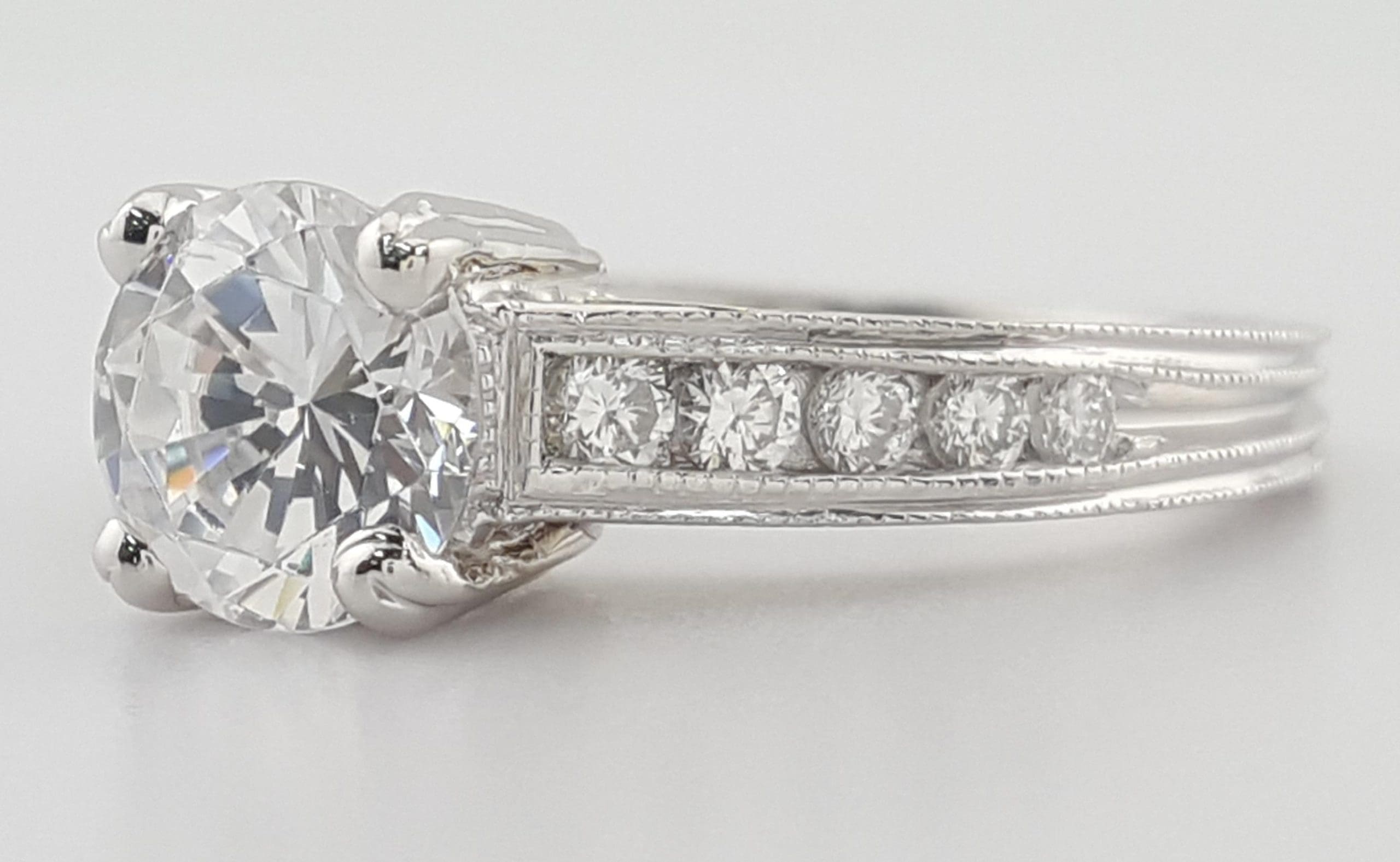 Tacori Semi-Mount Diamond 67201 Engagement Ring 0.33 ct Plat & 18k Gold $5,360