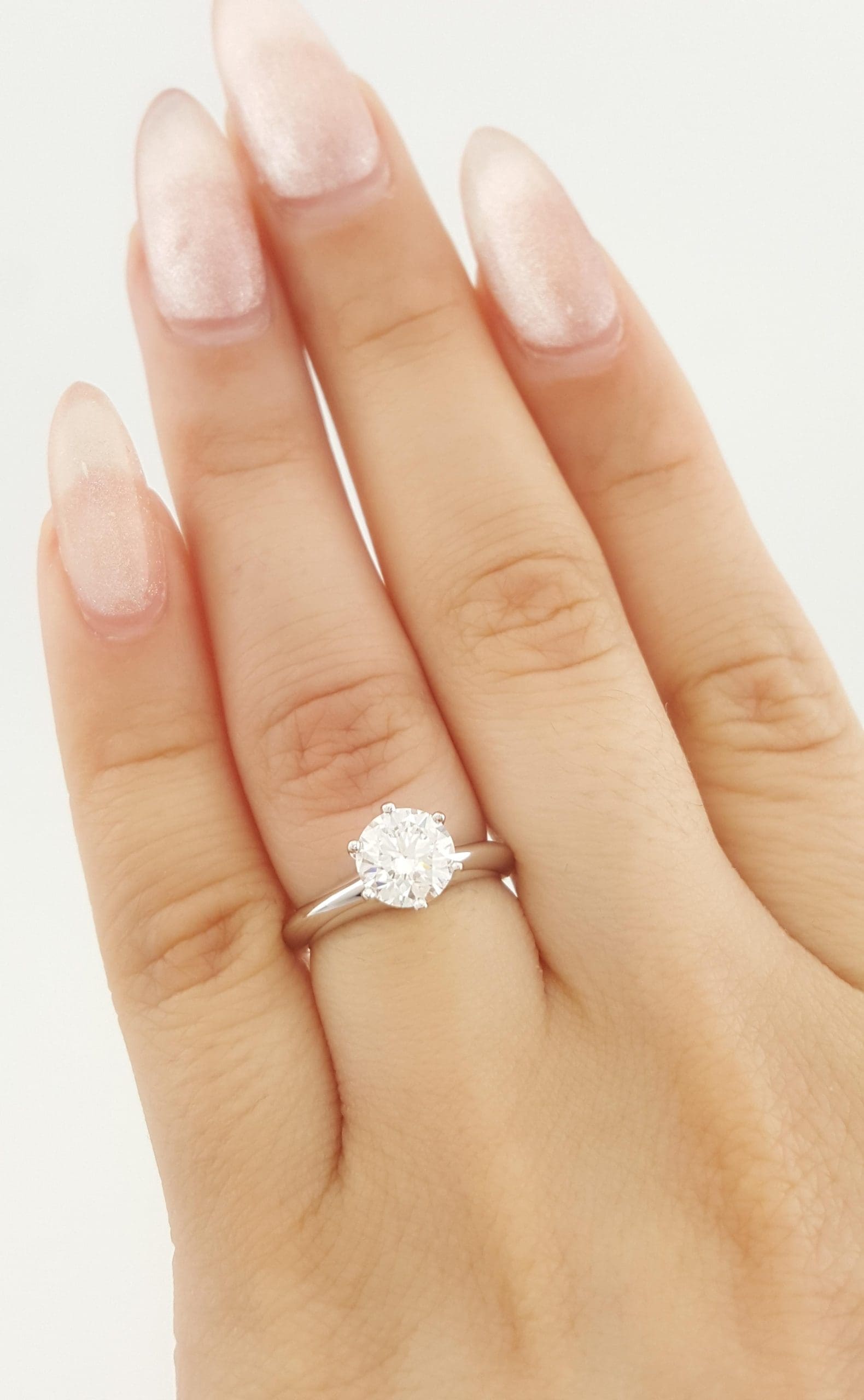 Tiffany & Co Round Diamond Solitaire Platinum Engagement Ring 1.12 ct Rtl $27K