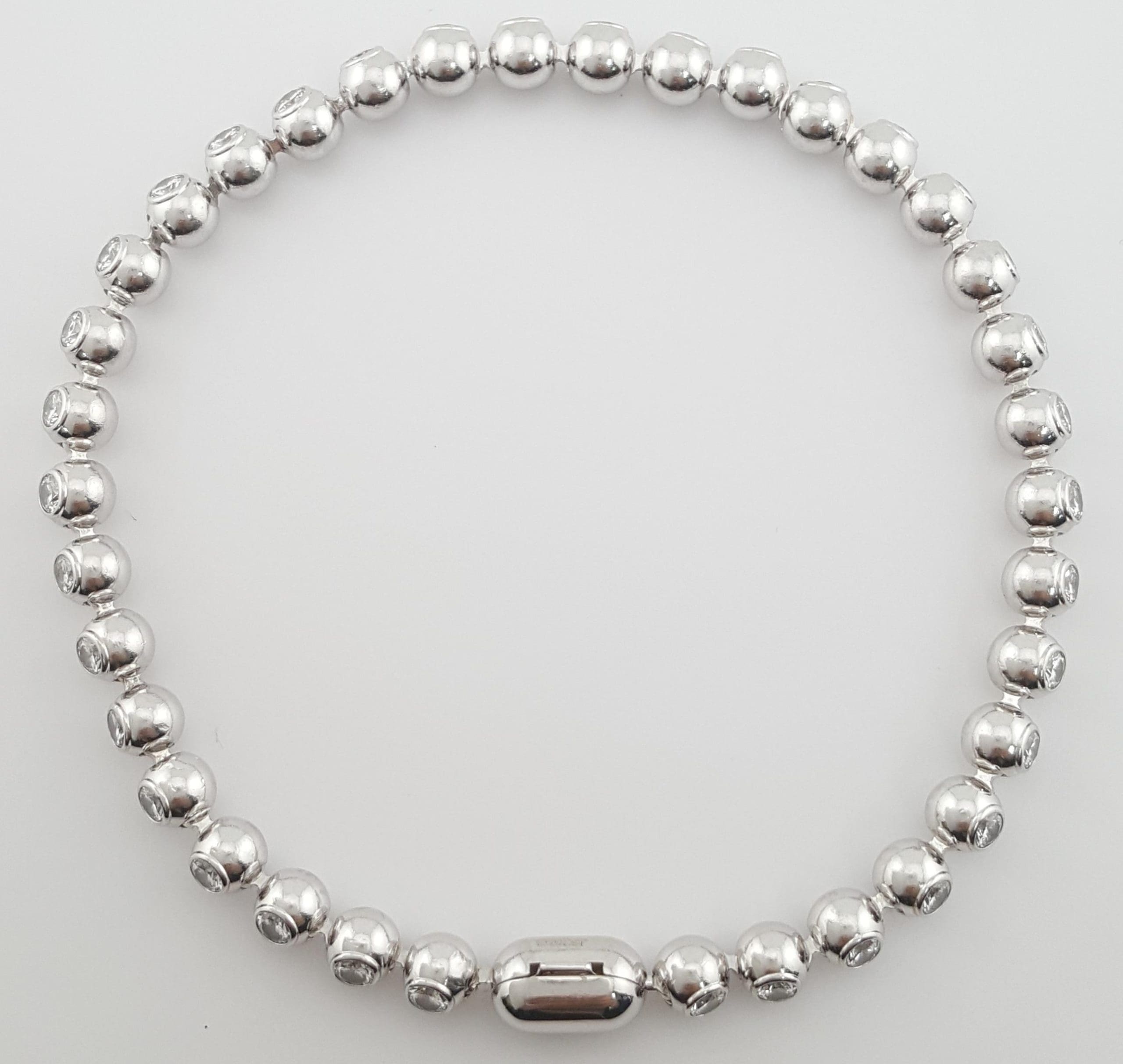 Cartier Paris Nouvelle Vague Diamond Bracelet 2 ct 18K White Gold