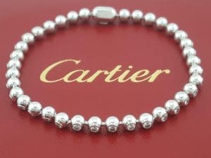 Cartier Paris Nouvelle Vague Diamond Bracelet 2 ct 18K White Gold