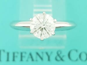 Tiffany & Co Round Diamond Solitaire Platinum Engagement Ring 1.01 ct Rtl $20.5K