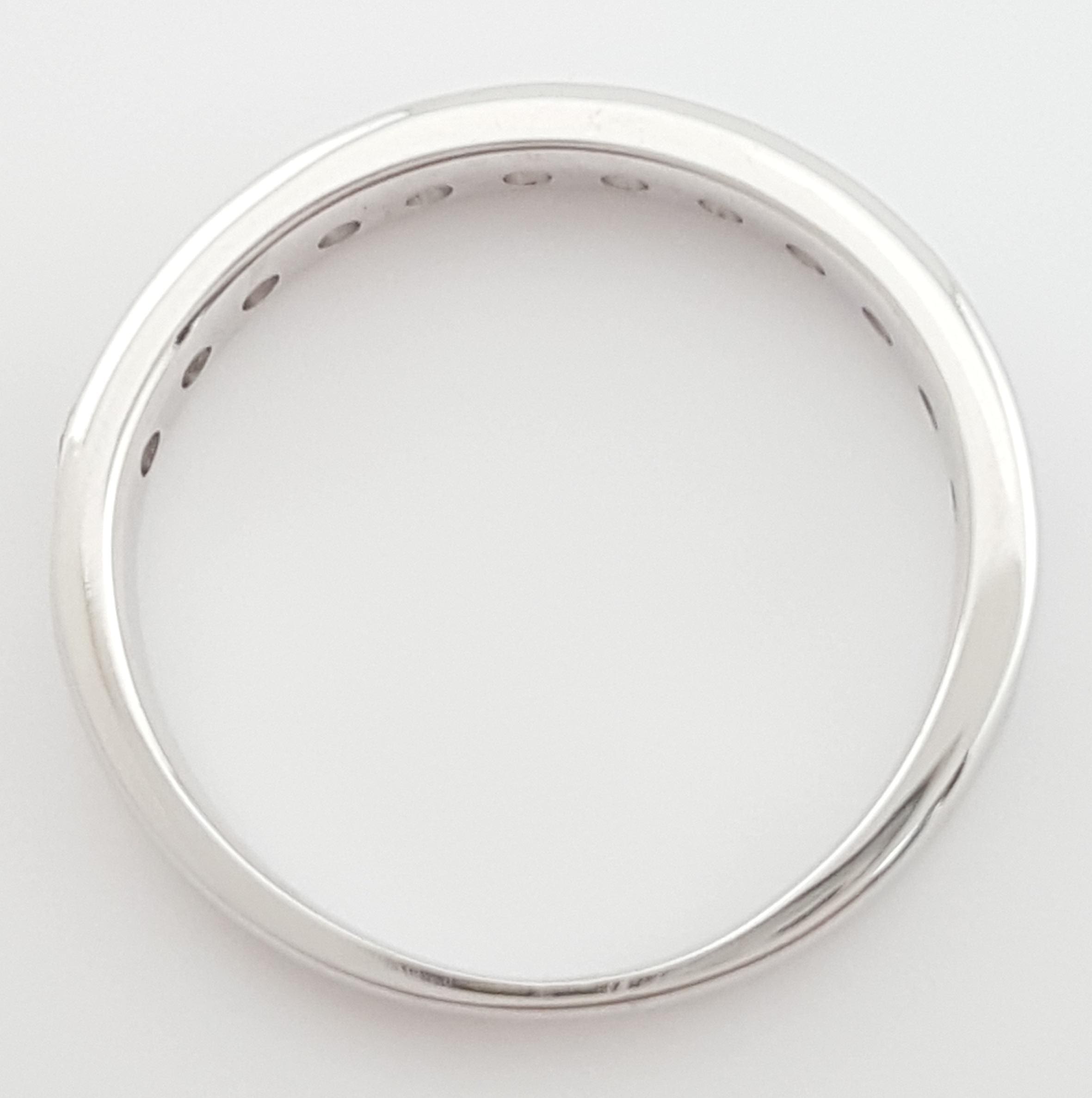 Round Diamond Channel Set 14k Wedding Band Ring 0.5 ct 3.2 mm
