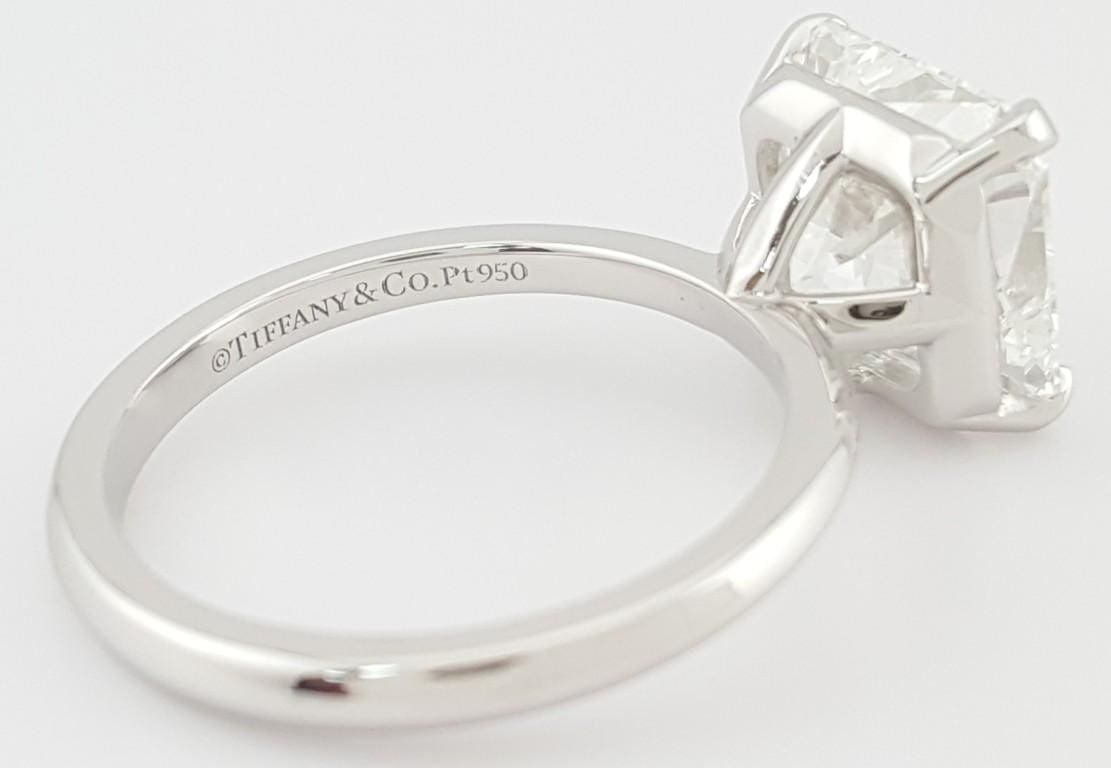 Tiffany & Co Platinum True ® Engagement Ring 3.26 ct Diamond Rtl $157K