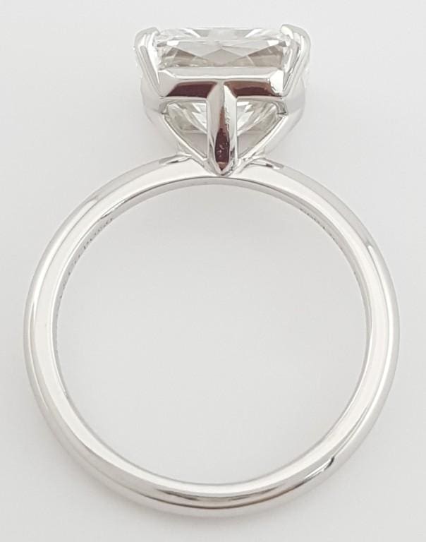 Tiffany & Co Platinum True ® Engagement Ring 3.26 ct Diamond Rtl $157K
