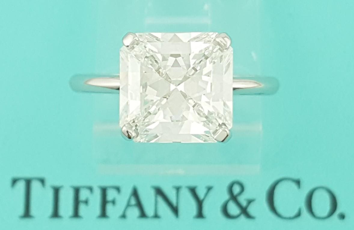Tiffany & Co Platinum True ® Engagement Ring 3.26 ct Diamond Rtl $157K