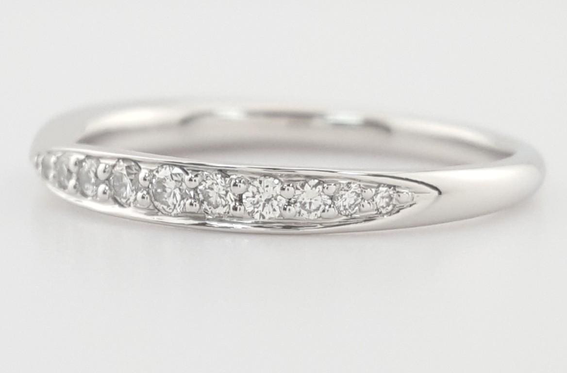 Tiffany & Co Harmony Diamond Wedding Band Platinum 2.5 mm 0.23 ct Retail $3,500