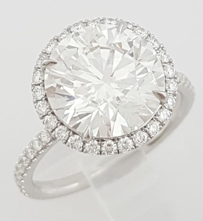 Harry Winston The One Round Brilliant Diamond Engagement Ring 4.61 ct Rtl $330K