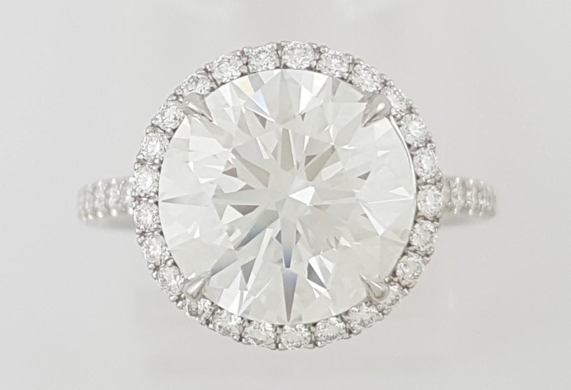 Harry Winston The One Round Brilliant Diamond Engagement Ring 4.61 ct Rtl $330K