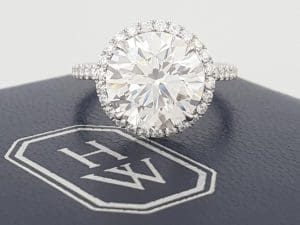 Harry Winston The One Round Brilliant Diamond Engagement Ring 4.61 ct Rtl $330K