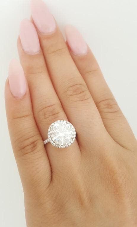 Harry Winston The One Round Brilliant Diamond Engagement Ring 4.61 ct Rtl $330K