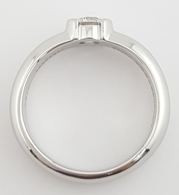 Tiffany & Co Etoile Round Diamond Solitaire Plat Engagement Ring 0.51 ct $6.7k