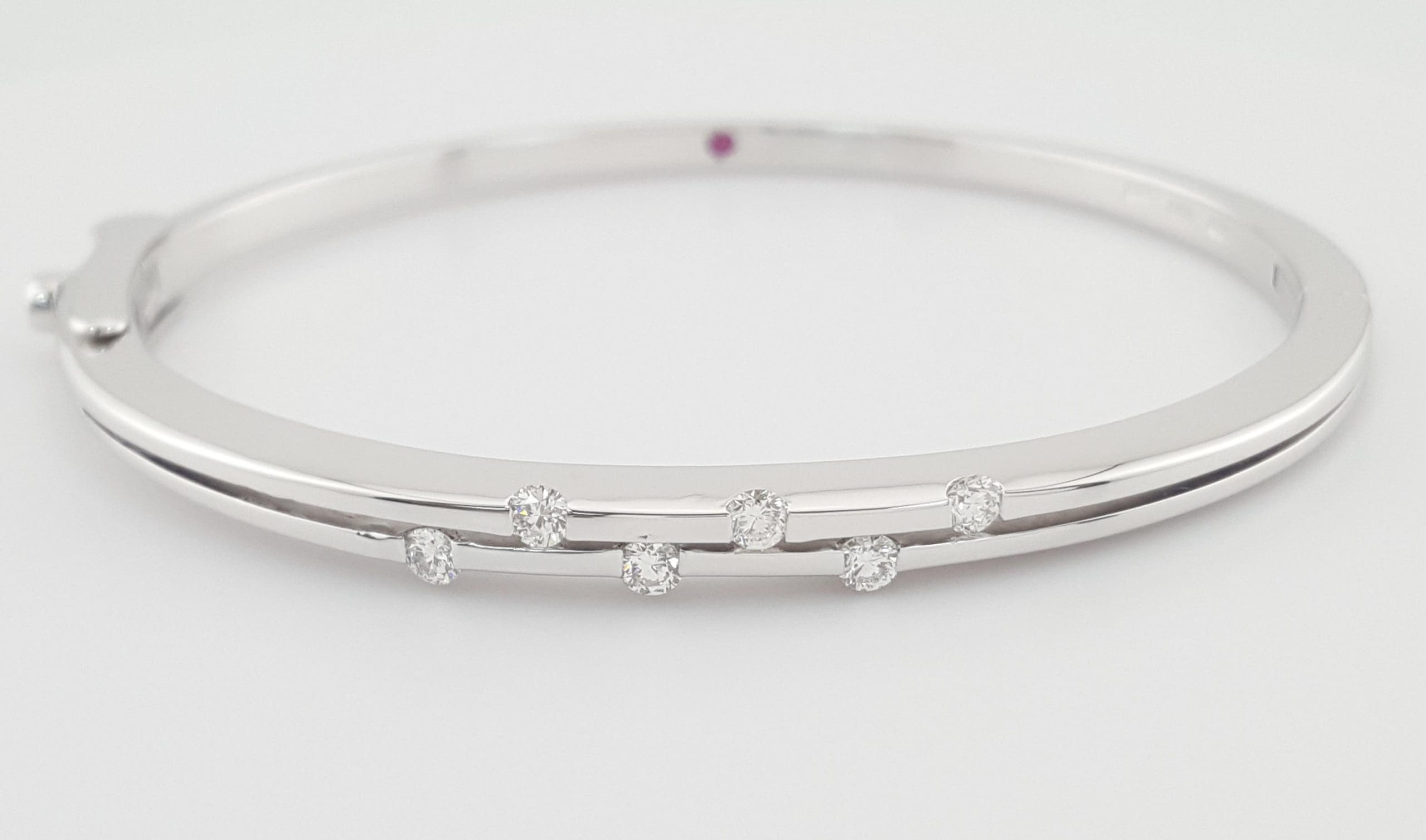 Roberto Coin Classica Parisienne Diamond Bracelet 0.42 ct 18k Gold 6.5" 24.6 Gr