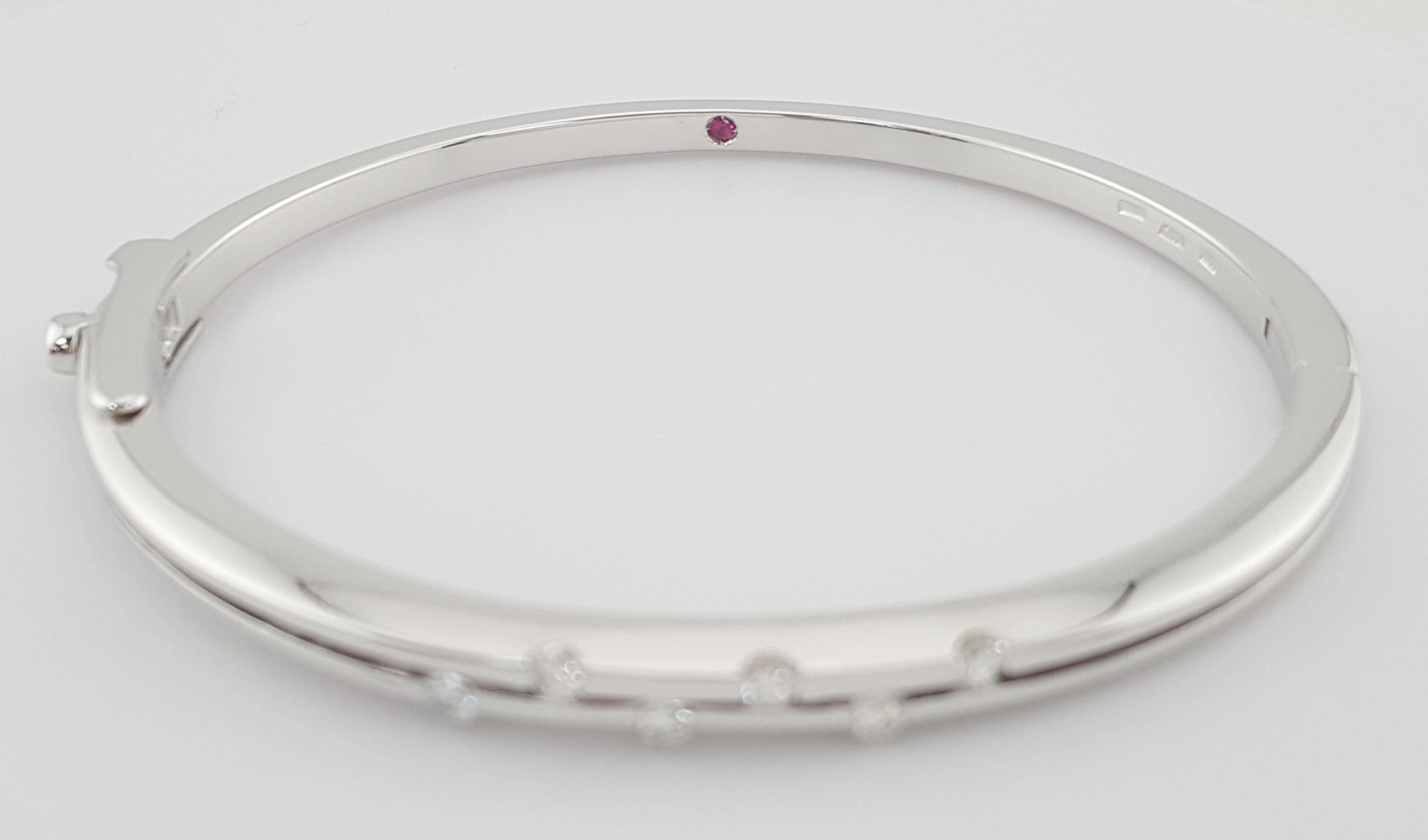 Roberto Coin Classica Parisienne Diamond Bracelet 0.42 ct 18k Gold 6.5" 24.6 Gr