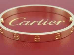 Cartier LOVE 18K Yellow Gold Classic Model Bracelet 6 mm SIZE 16 Retail $7,950