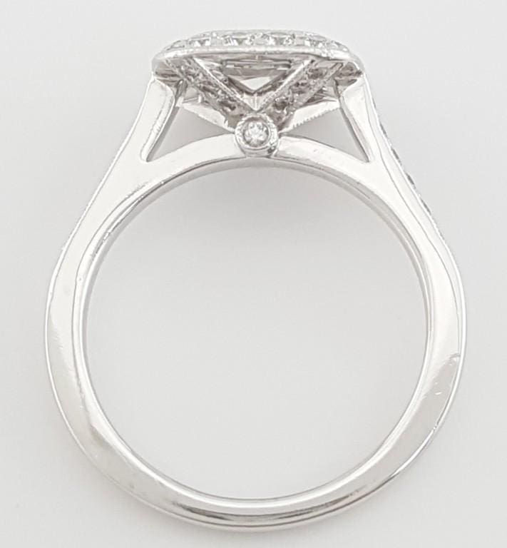 Tiffany & Co Legacy Cut Diamond Platinum Engagement Ring 1.84 ct Retail $44k