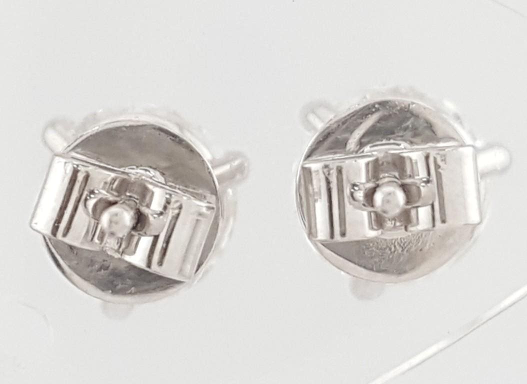Fire & Ice Natural Round Diamond Ideal Cut Stud Earrings 2.01 ct 18K Retail $24K
